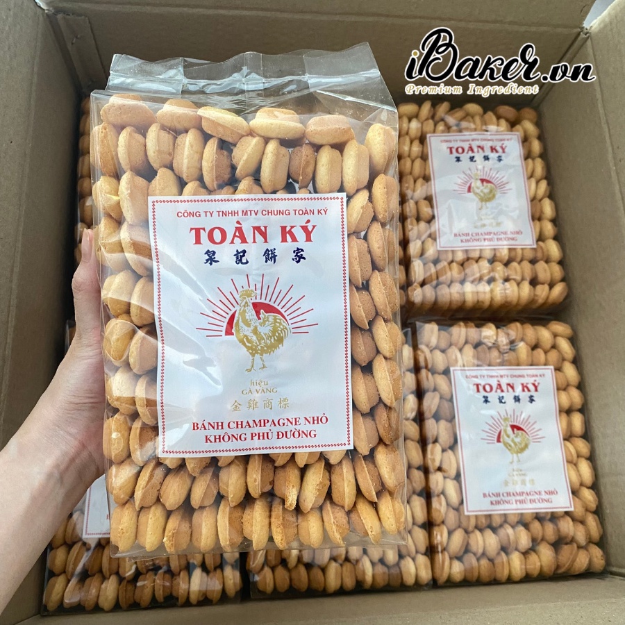 [500g] Bánh sâm panh/ champagne (Lady Fingers) không phủ đường hiệu Toàn Ký