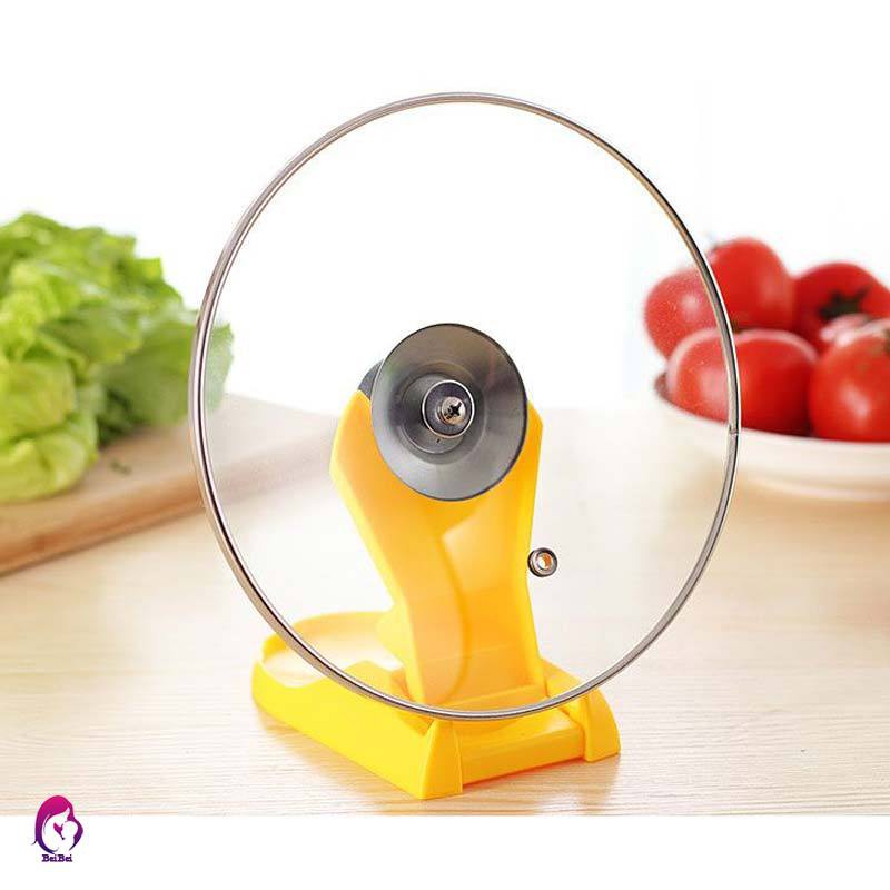 Folding Based Ladle Pot Rack Plastic Lid Pan Holder Spoon Rest Creative Cooking Pots Stand Kitchen Utensils