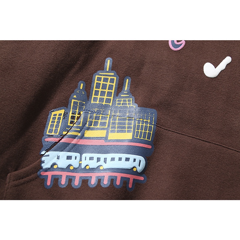 Hàng Bán Chạy Áo Hoodie Thể Thao Cotton Plus Size Tay Dài Thêu Hình Travis Scott Rolling Đơn Giản Cho Nam Và Nữ