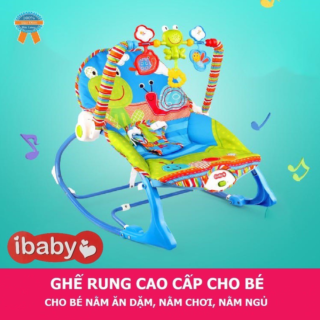 Ghế rung ibaby có nhạc cho bé