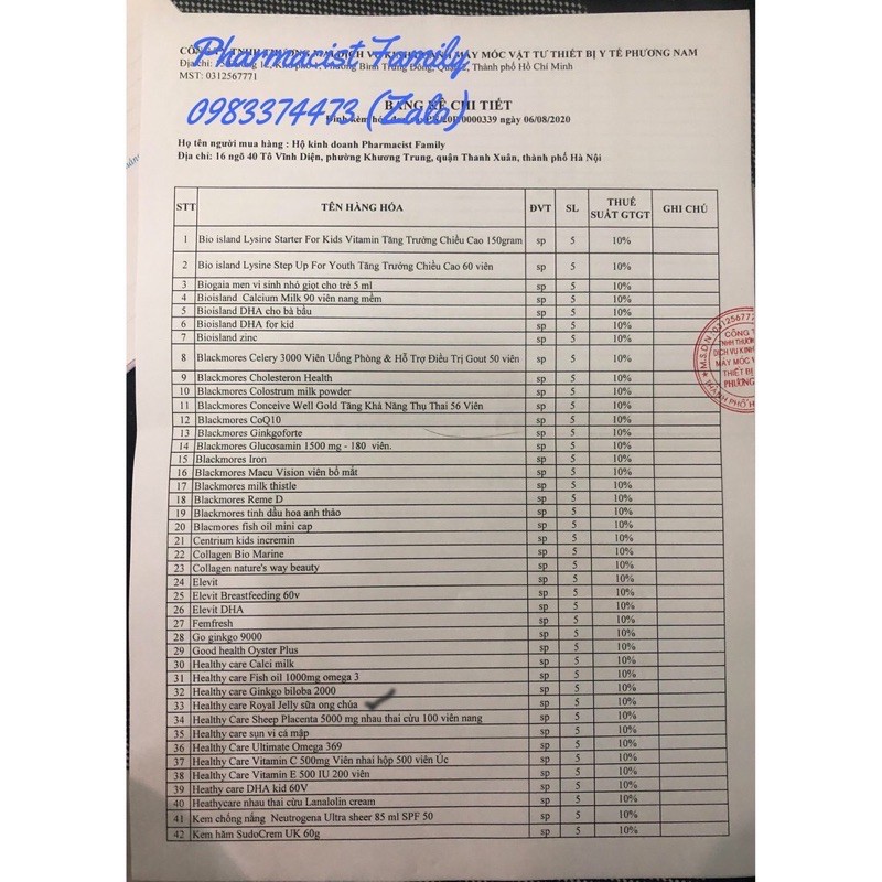 VIÊN UỐNG SỮA ONG CHÚA HEALTHY CARE - HÀNG ĐỦ BILL