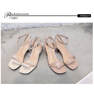 Sandals gót 4.5cm quai mảnh