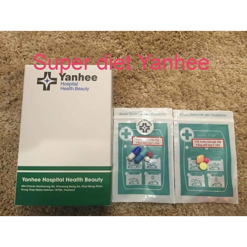 GIẢM CÂN YANHEE BOOST (7viên/ngày): GIẢM MỠ CỨNG, NHỜN THUỐC