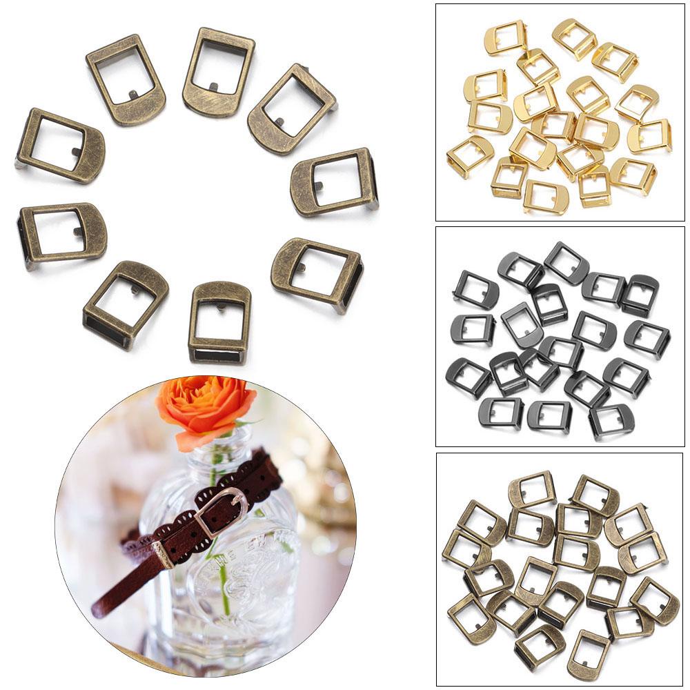 LUOL Set 20 Khóa Ba Cạnh Mini Siêu Mỏng 4 Màu Cho Búp Bê