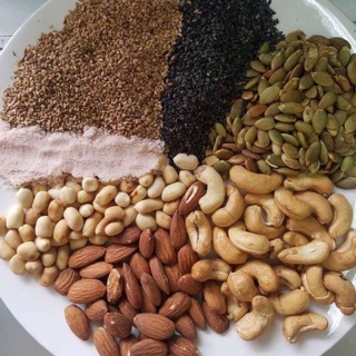 Túi zip 500gr muối mè đa hạt