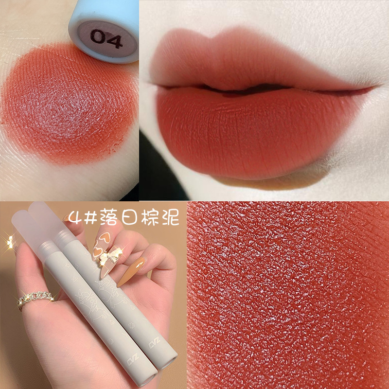 (hàng Mới Về) Son Lì Mềm Mịn Lâu Trôi Không Phai Màu Hình Que Kem Xinh Xắn | BigBuy360 - bigbuy360.vn