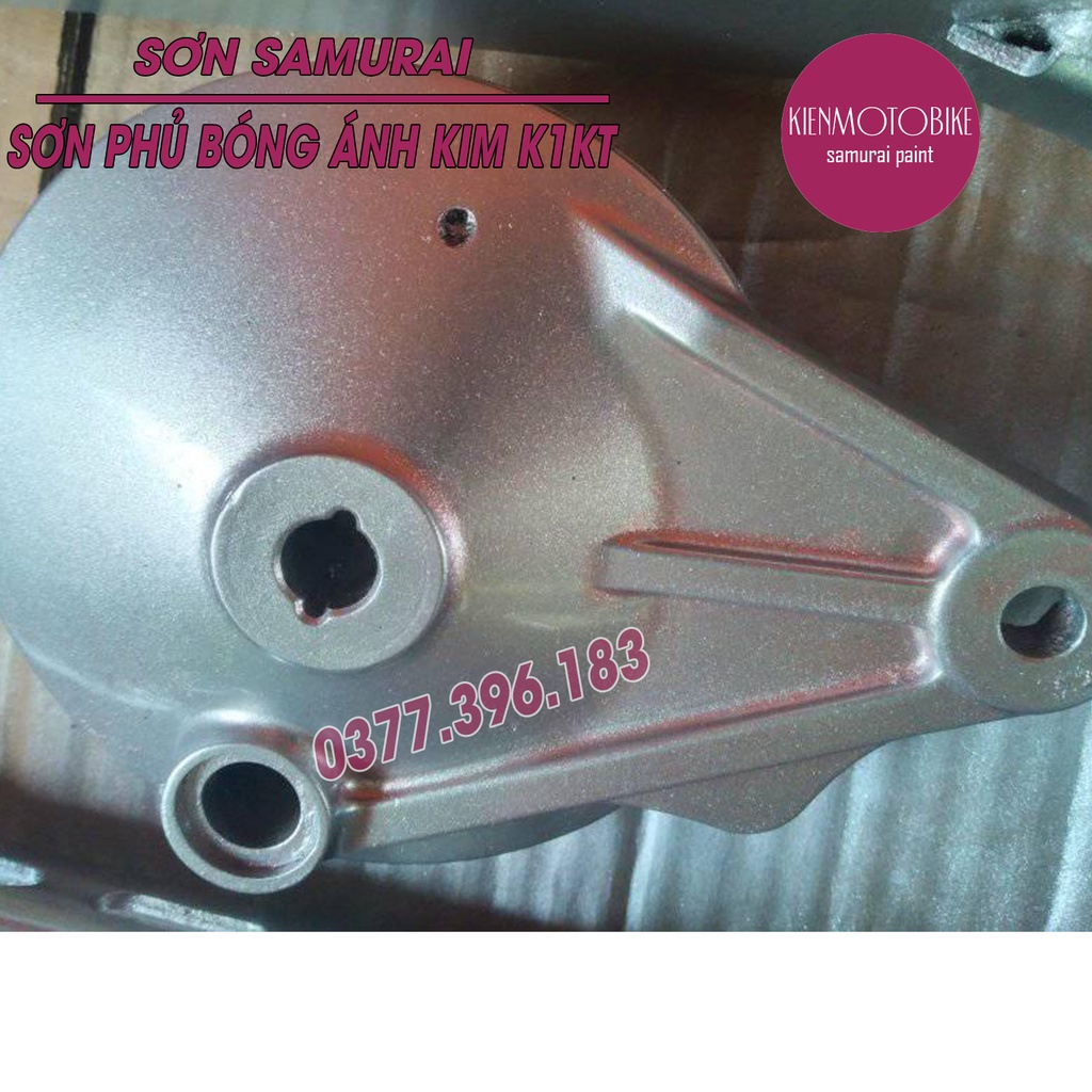 SƠN SAMURAI PHỦ BÓNG MÀU TRONG LẤP LÁNH KIM TUYẾN, BÓNG CAMAY K1KT