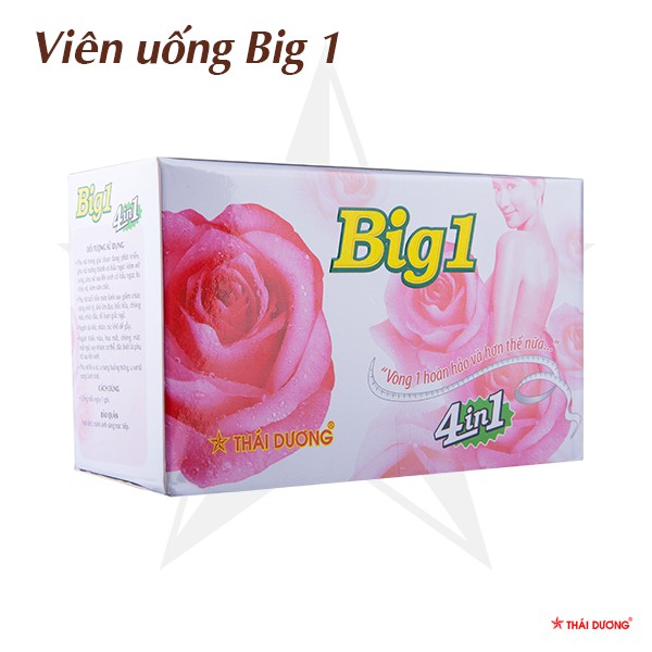 Thực phẩm bảo vệ sức khỏe BIG 1 [ VIÊN HOÀN ] Sao Thái Dương hộp 20 gói