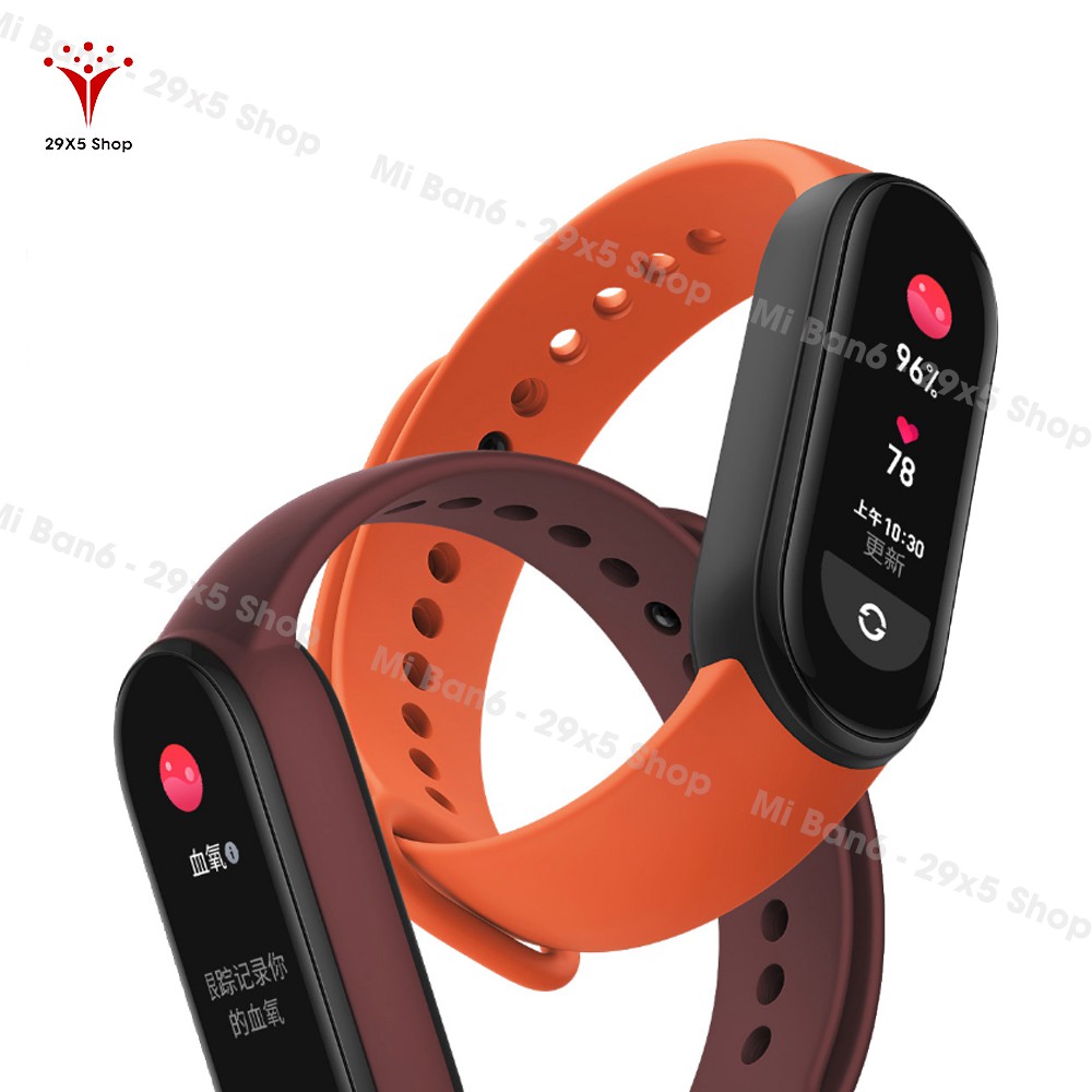 [ Sẵn hàng ] Vòng đeo tay thông minh Xiaomi Mi band 6 - Vòng tay theo dõi sức khoẻ, tập luyện thể thao - Màu đen