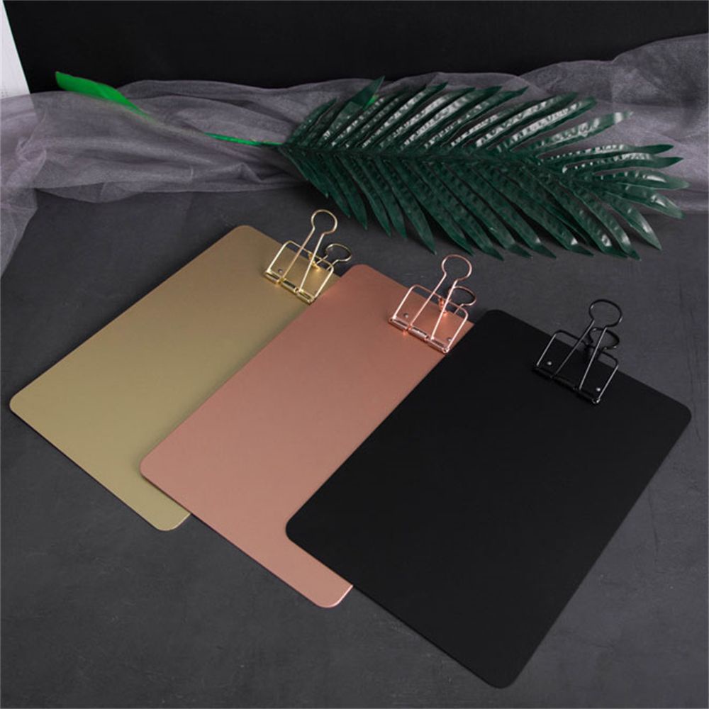 Bìa Kẹp Tài Liệu Khổ A5 A5 Bằng Kim Loại Bền Nhiều Màu Thanh Lịch Cho Văn Phòng / Trường Học