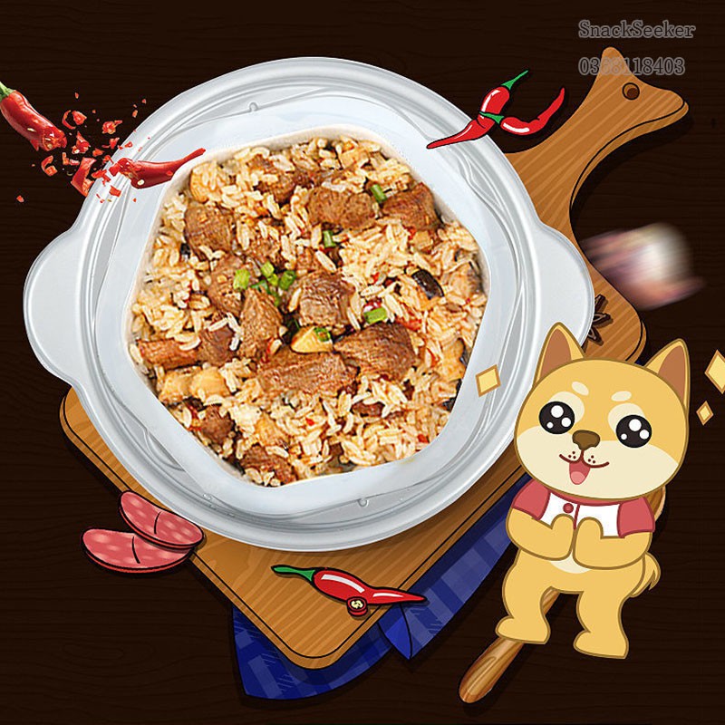 ( HÀNG SẴN ) CƠM TỰ SÔI TRÙNG KHÁNH ĂN LIỀN ĐỦ VỊ - ĐỒ ĂN VẶT TRUNG QUỐC - CƠM TỰ SÔI TIỆN LỢI - SNACKSEEKER | BigBuy360 - bigbuy360.vn