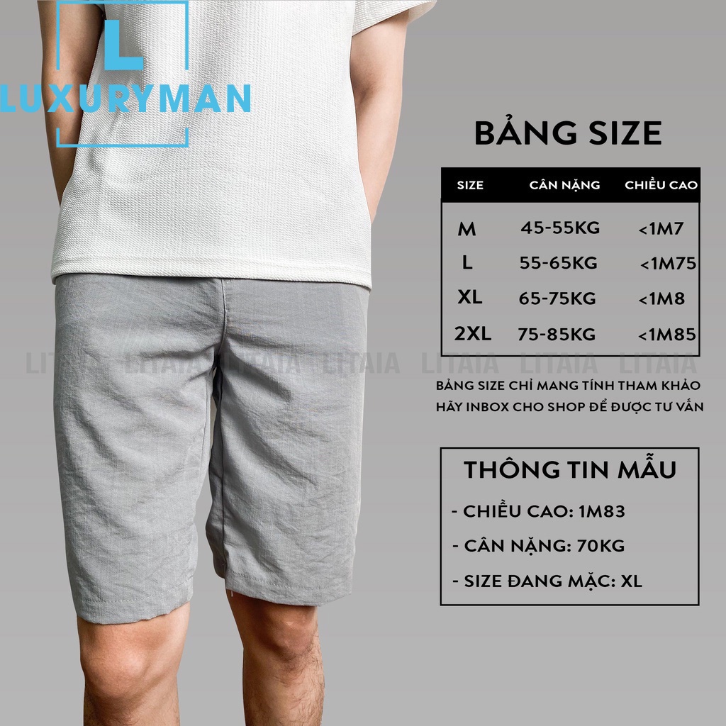 Quần short nam, quần ngố đũi nam chất liệu đũi mềm mịn thoáng mát mặc là đẹp