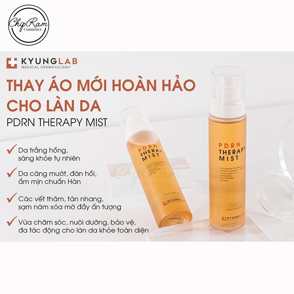 Xịt khoáng tế bào gốc dưỡng ẩm Kyung Lab PDRN Therapy Mist 150ml