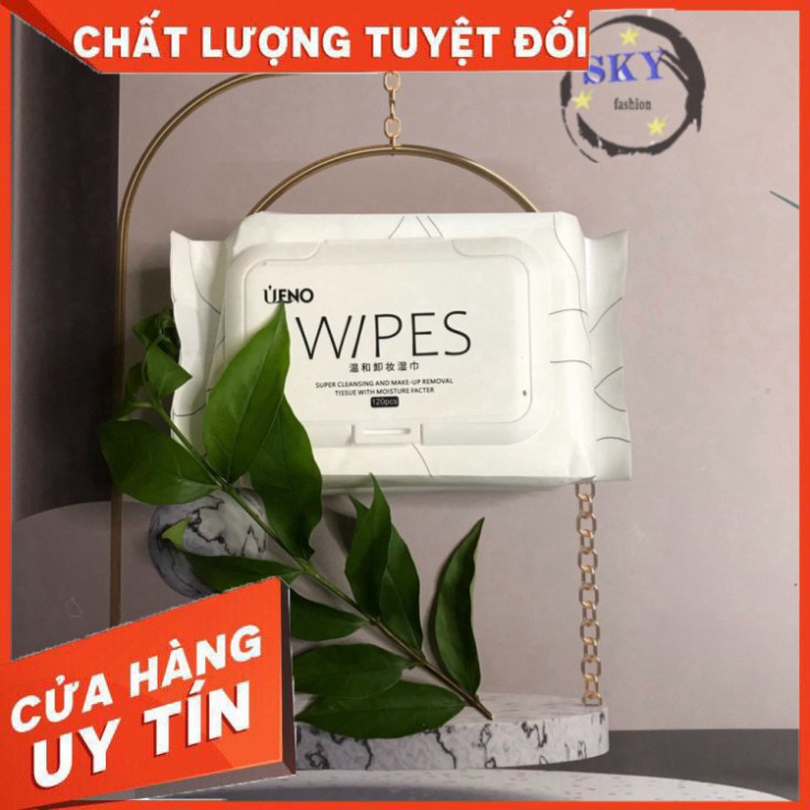 [ Q.Bình Thạnh] Khăn ướt tẩy trang UFNO WIPES 120 tờ hàng cao cấp
