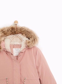 Parka hồng zara