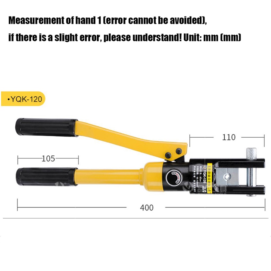 Kìm Bấm Cos Thủy Lực YQK-120 Cao Cấp - Kìm Ép Cos Thủy Lực YQK-120