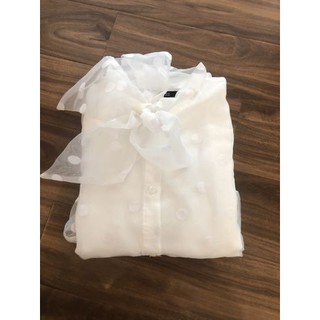 Áo Voan Zara Bi Trắng