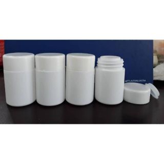Bộ 20 Hủ Nhựa Trắng Đục Cao Cấp 50G - HV5 - Đựng Được 30 Viên Nang Số 0