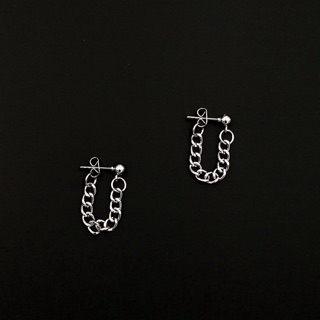 Khuyên vòng xích chốt gài/ khuyên tai xích cá tính UNISEX