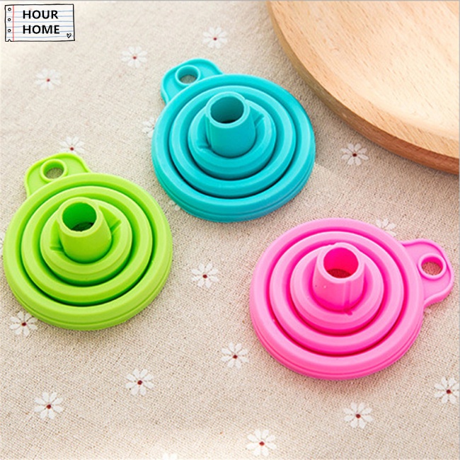 Phễu silicone cấp thực phẩm có thể gấp gọn