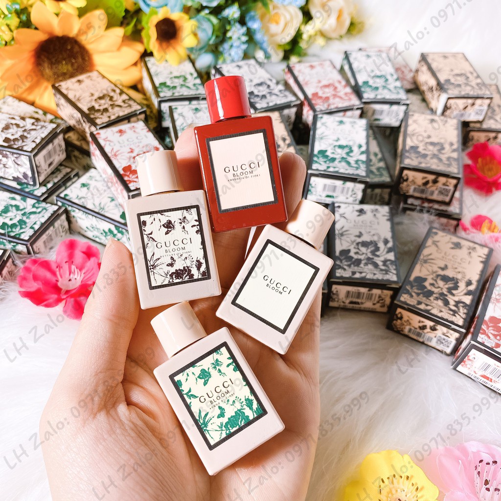 [ 𝗖𝗵𝗶́𝗻𝗵 𝗛𝗮̃𝗻𝗴 ] Nước Hoa Mini Gucci Bloom, Nước Hoa Nữ Chính Hãng | Thế Giới Skin Care