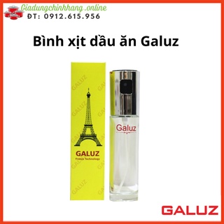 Bình phun, Bình xịt dầu ăn,dấm thủy tinh chính hãng Galuz Pháp. Dung tích 100ml.