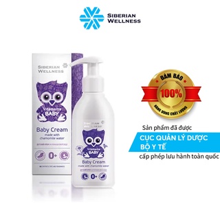 Kem dưỡng da cho bé Siberi Wellness - Tinh dầu của Cúc la mã và oải hương giúp giảm kích ứng da và dịu da