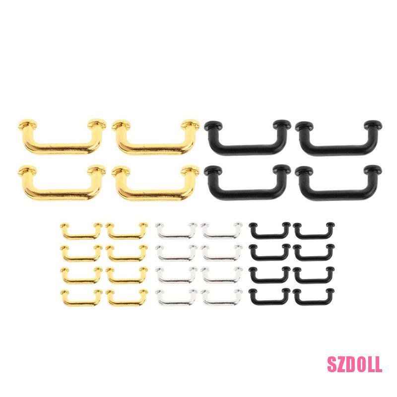 1 Bộ Tay Cầm Tủ Đồ Nội Thất Trang Trí Nhà Búp Bê Ts2Szdoll 1:12