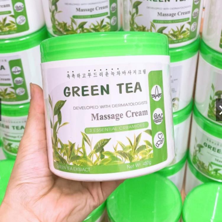 Kem Massage Mặt, Kem Massage Body Trà Xanh Hàn Quố-Green Tea Massage Cream | BigBuy360 - bigbuy360.vn