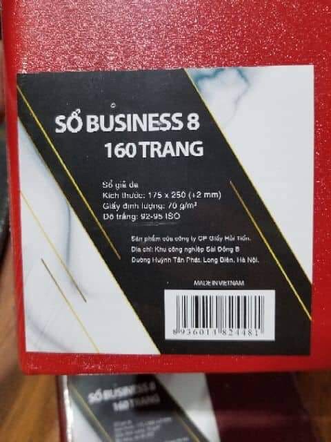Sổ B8 160 trang