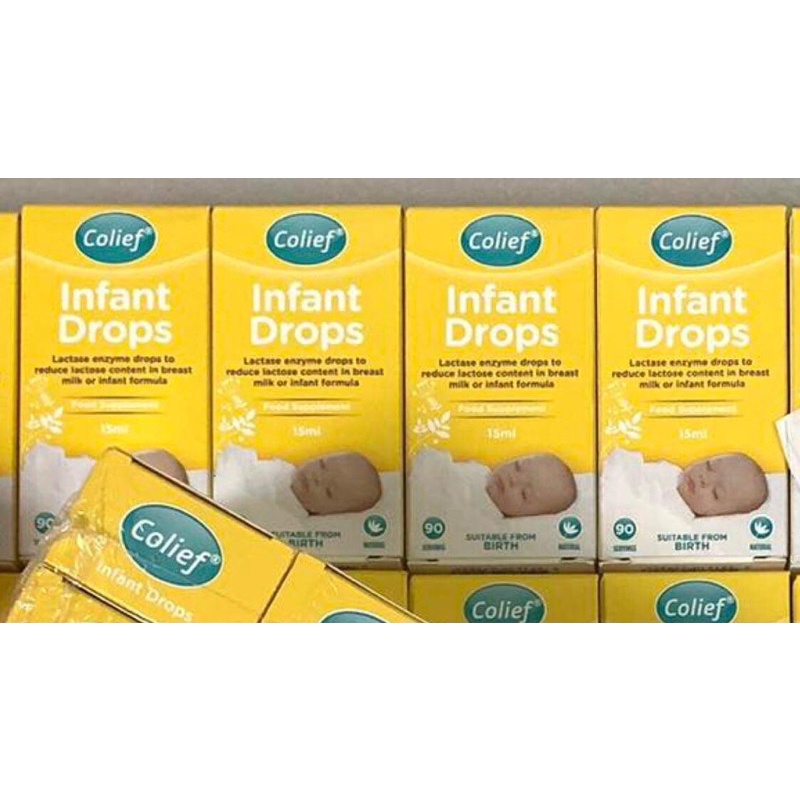 Men Colief sử dụng cho bé bất dung nạp lactose Bill Uk