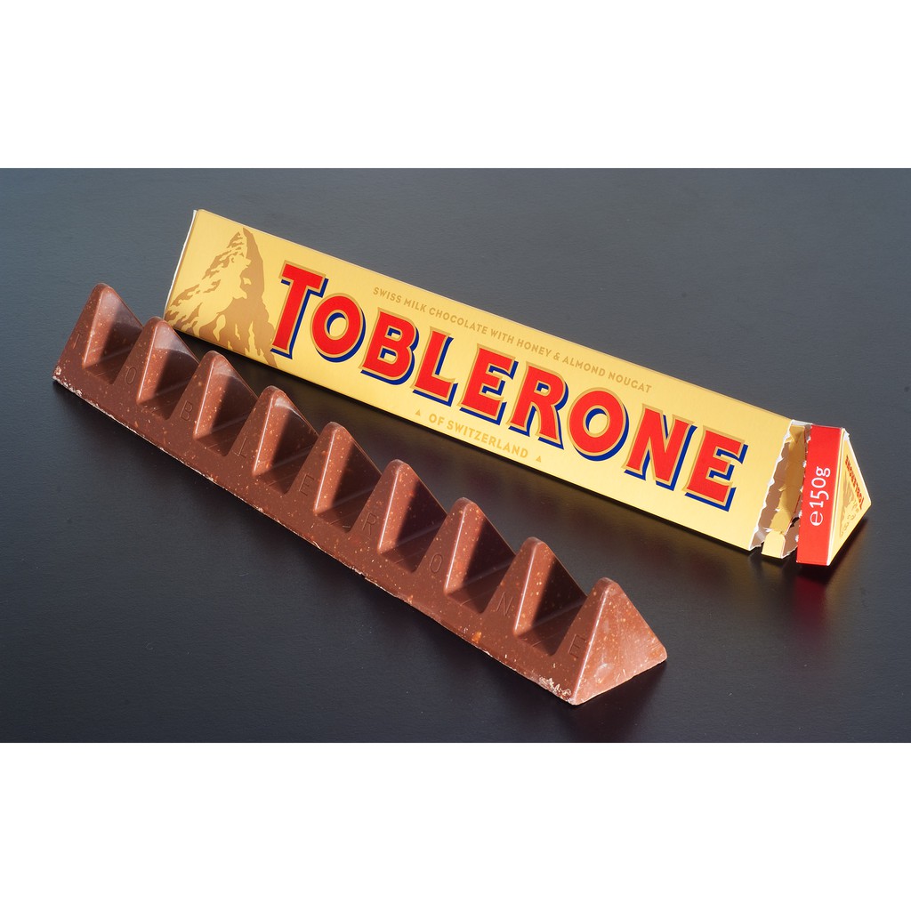 ( Bán sỉ ) Lốc 20 hộp Chocolate Toblerone vị Mật ong & Hạnh nhân hộp 100gr