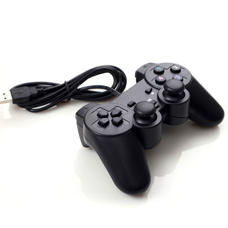 DOU Wired USB 2.0 Game Controller Gamepad Joystick Vibrating Joypad for PC Laptop Computer