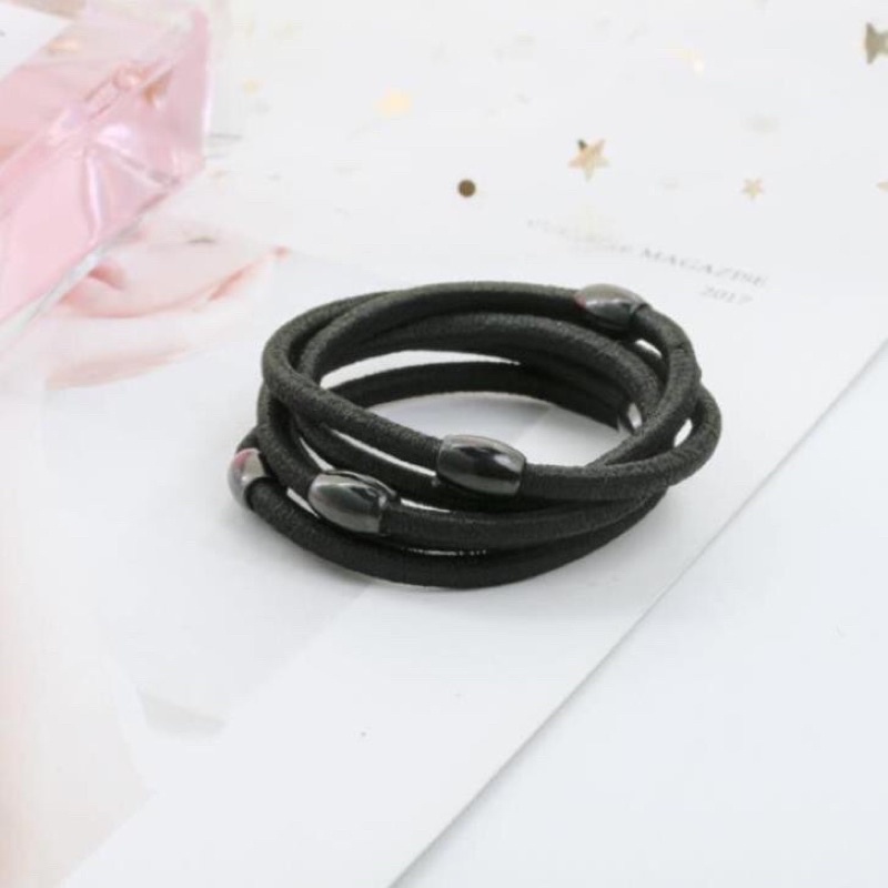 dây buộc tóc đen tco giãn thời trang sành điệu