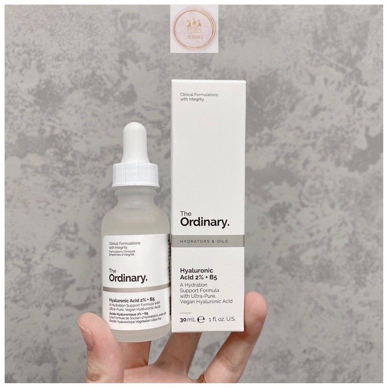 Serum cấp nước dưỡng ẩm The Ordinary Hyaluronic Acid 2% + B5