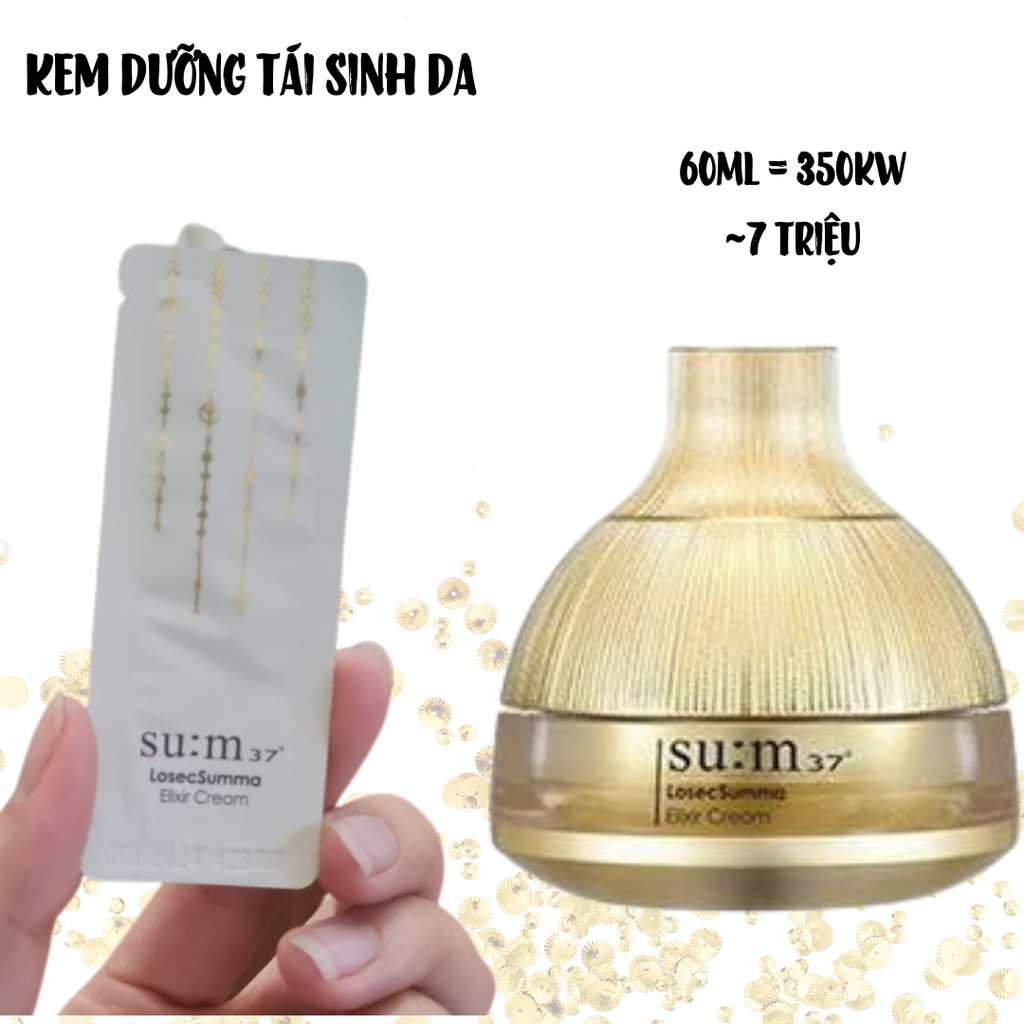 (Date 2024) Kem dưỡng tái sinh da cao cấp Sum37 LosecSumma Elixir Cream