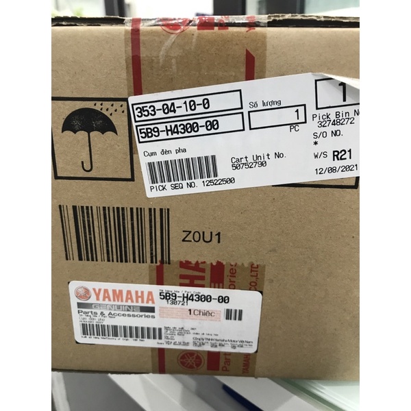 Cụm đèn pha chính hãng Yamaha dùng cho xe Jupiter - Yamaha town Hương Quỳnh
