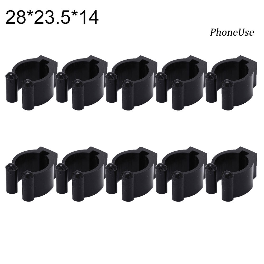 Pu Set 10 Kẹp Giữ Gậy Đánh Bida Bằng Nhựa Giá Đỡ