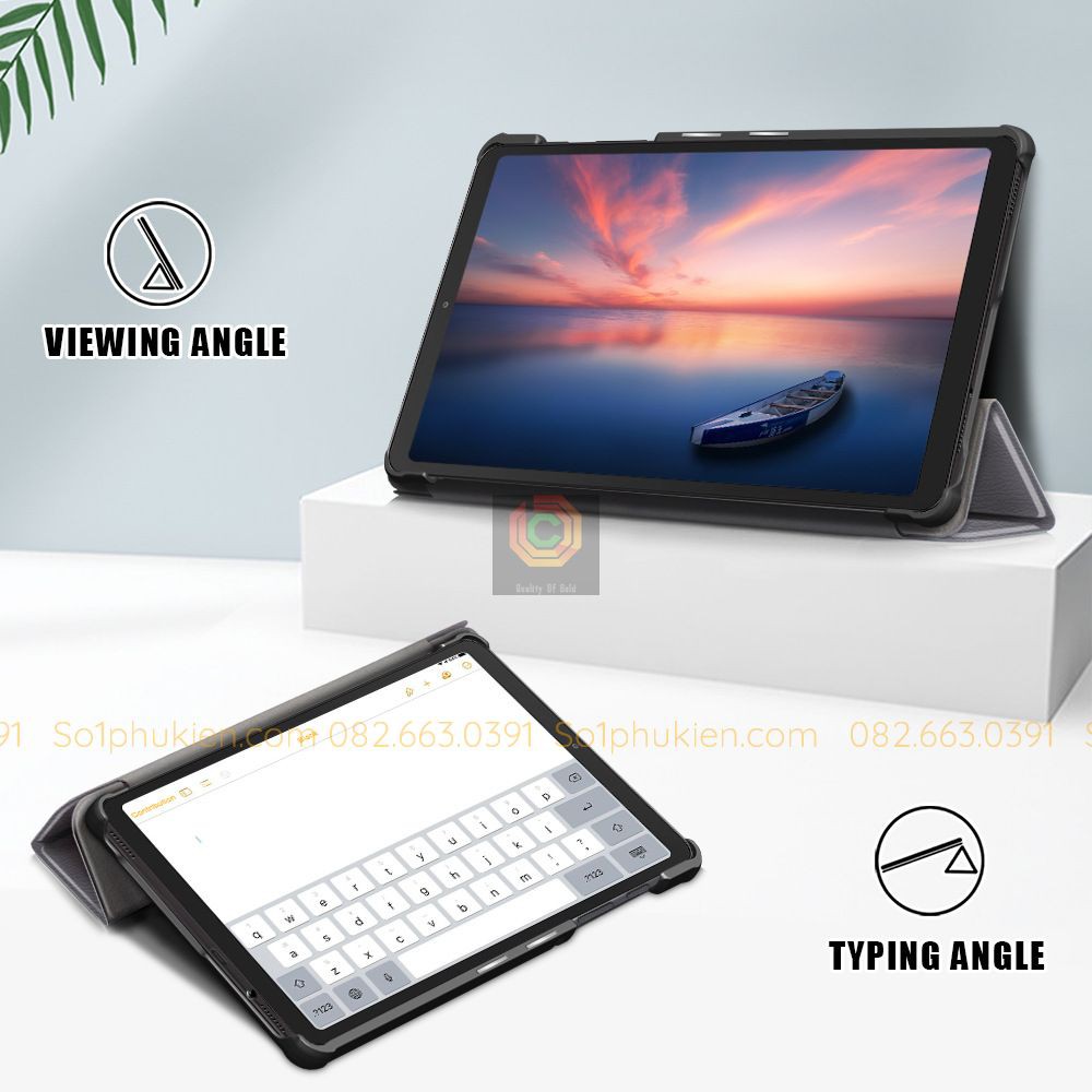 Bao da Samsung galaxy tab a7 lite (t220 t222 t225) 8.7 inch bền đẹp, chống xem phim tiện lợi