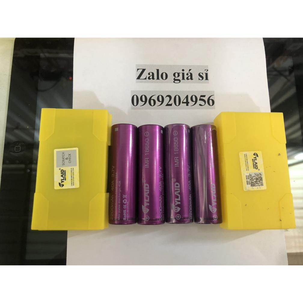 cell pin cylaid 2200mah 40a 3,7v chính hãng mới 100% giá 60.000 1 viên