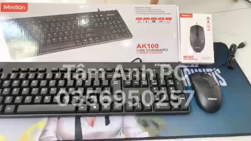 COMBO Bộ phím chuột văn phòng Meetion AK100+M361 - Meetion AK100+M361 | BigBuy360 - bigbuy360.vn