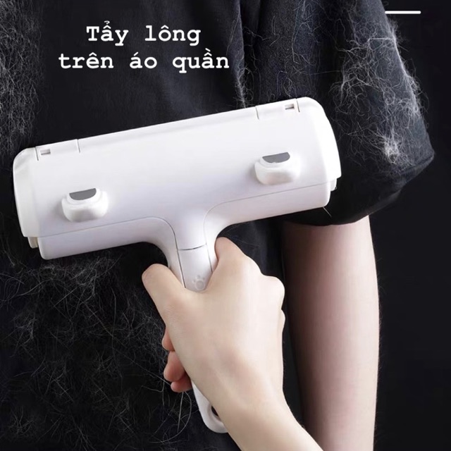 Cây lăn lông thú cưng, cây lăn tĩnh điện hút lông chó mèo trên Giường, Nệm, Sofa