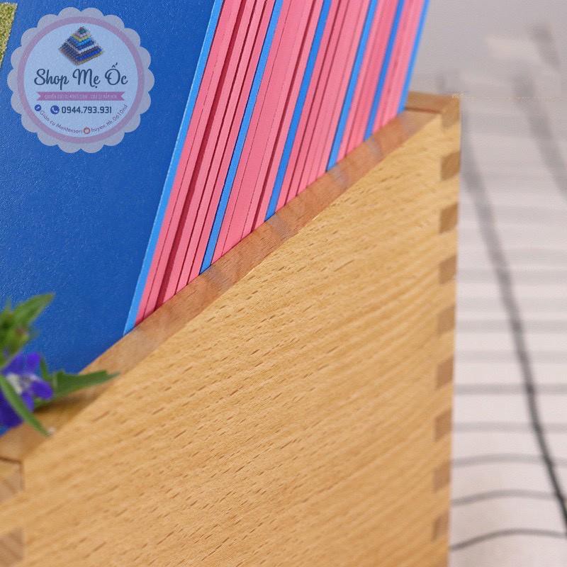 Giáo cụ Montessori - Chữ nhám (bản quốc tế)
