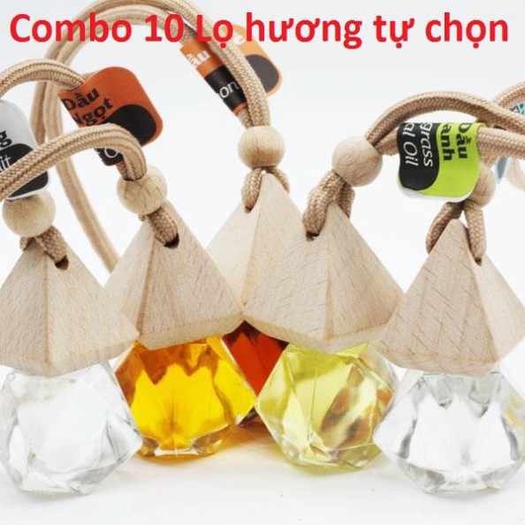 Mua 5 lọ tinh dầu thơm treo xe  tặng 1 lọ cùng loại