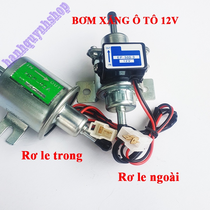 Mô tơ bơm xăng, dầu ô tô, máy móc 12V Denso