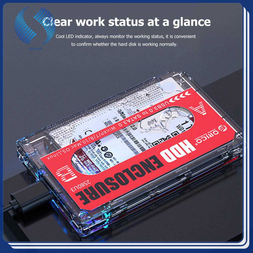 Hộp Đựng Ổ Cứng Orico 2580u3 Usb 3.0 2.5 Inch Sata Hdd Ssd | BigBuy360 - bigbuy360.vn