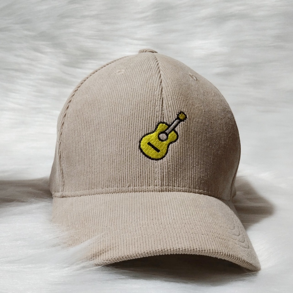 Mũ lưỡi trai, nón kết cao cấp nam nữ đẹp thêu logo cây đàn xinh phong cách Ulzzang unisex mã số K02