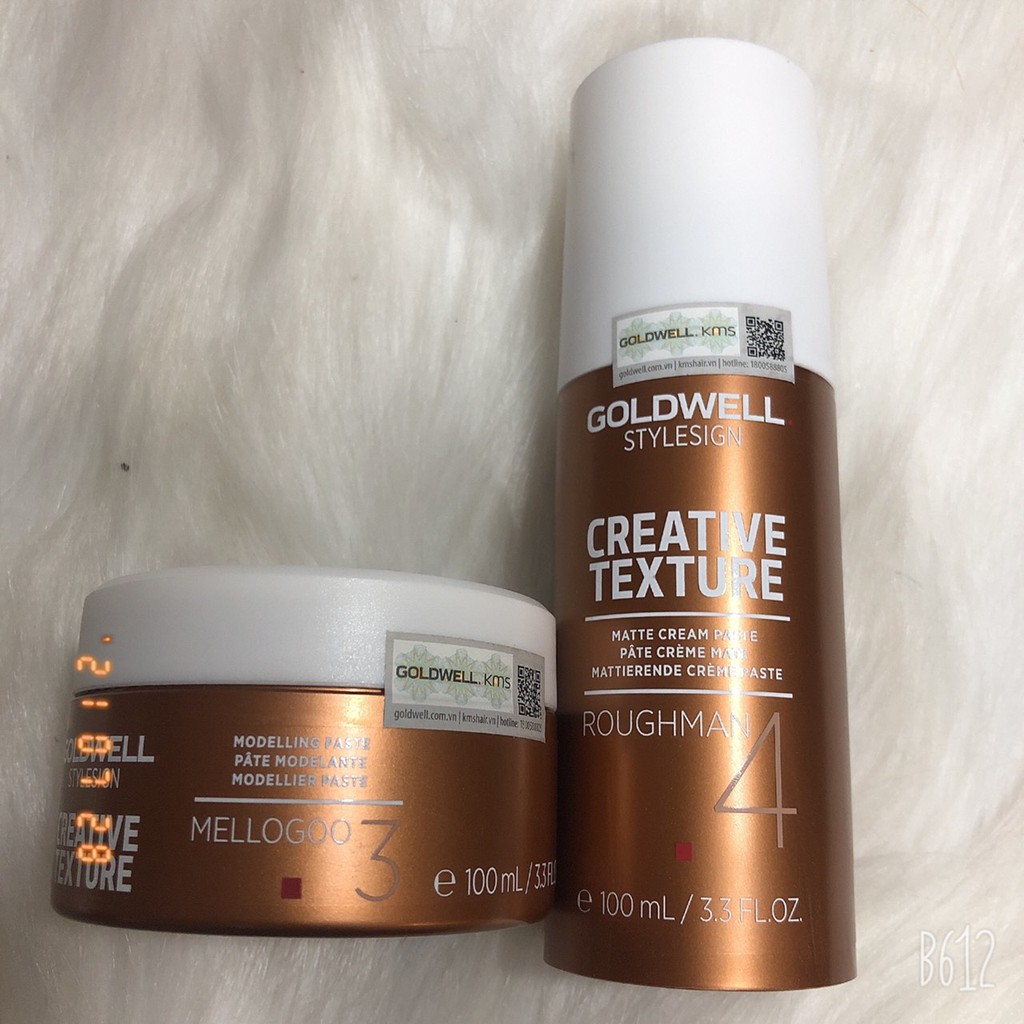 Sáp tạo kiểu tóc GOLDWELL CREATIVE TEXTURE ROUGHMAN 100ml và MELLOGOO