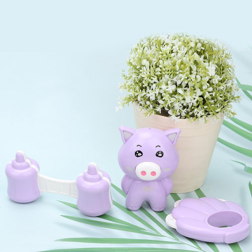 Havasshop Baby Rattles Hand Toy Smoothie Toy 3pcs / set Baby Newborn Plastic Animal Rattles Toy Musical Hand Smoothie Be