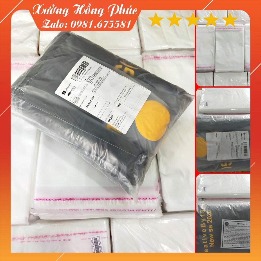 (Kho Sỉ) BỊCH ĐỤC Dán Đầu OPP 1Kg (Túi Gói Hàng - Đựng Quần Áo - Để Vật Phẩm)